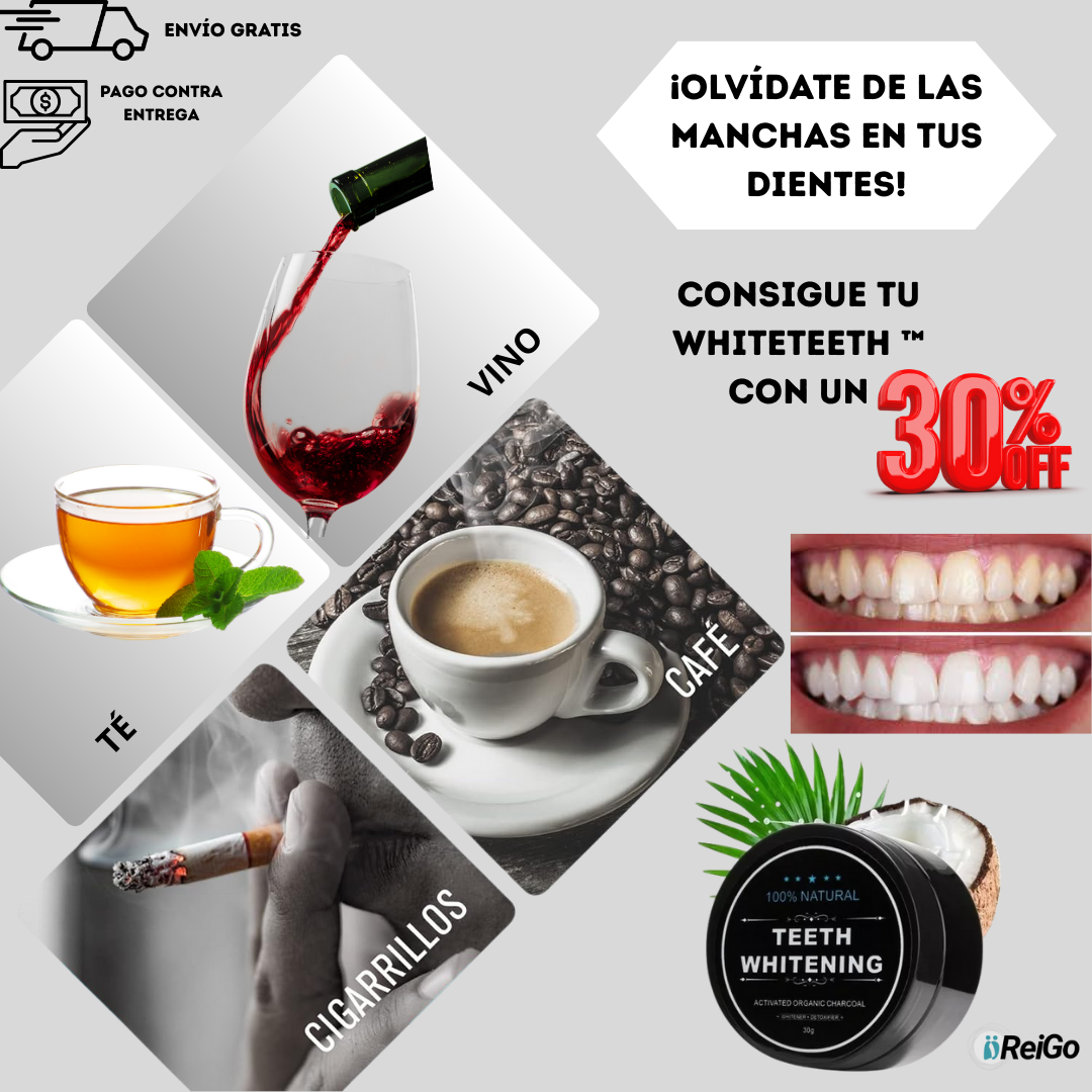 WhiteTeeth™ - Adiós a los dientes amarillos sin dañar el esmalte